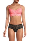 Cosabella Women's Never Say Never Sweetie Soft Bra In Neon Rose