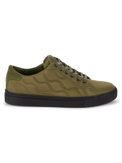 Greats Men's Royale Quilted Lace-up Sneakers In Cargo