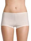 Ava & Aiden Women's Stretch Cotton Boyshorts In Pale Blush