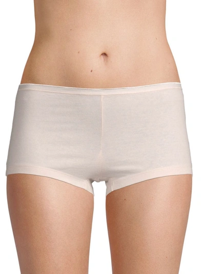 Ava & Aiden Women's Stretch Cotton Boyshorts In Pale Blush