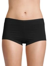 Ava & Aiden Women's Stretch Cotton Boyshorts In Black