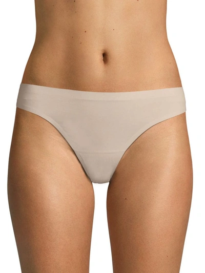 Ava & Aiden Women's No Show Stretch Thong In Nude