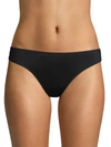 Ava & Aiden Women's No Show Stretch Thong In Black