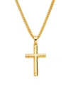 Saks Fifth Avenue Men's Goldplated Sterling Silver Cross Pendant Necklace