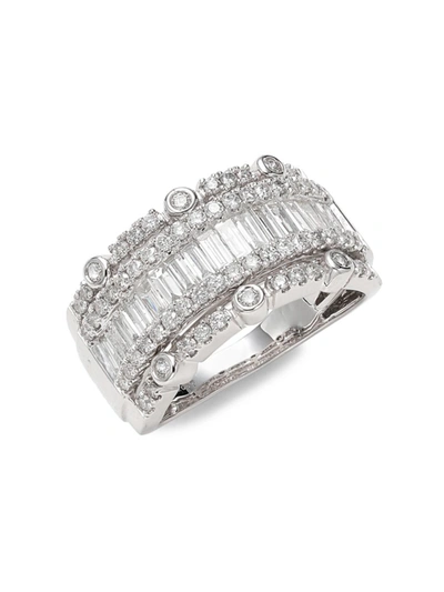 Saks Fifth Avenue Women's 14k White Gold & Diamond Ring/size 7