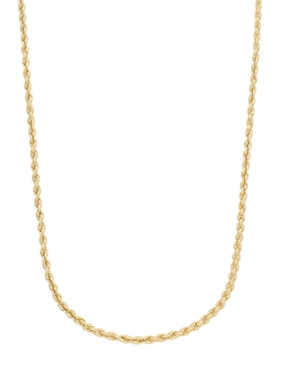 Saks Fifth Avenue Men's 14k Yellow Gold Rope Chain Necklace/4mm