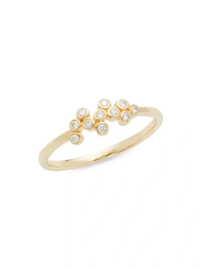 Nephora Women's 14k Yellow Gold & Diamond Bezel Ring/size 6.5