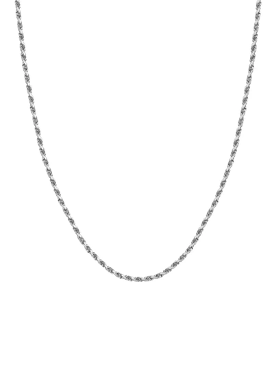 Saks Fifth Avenue Men's 14k White Gold Rope Chain Necklace