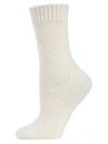 MEMOI WOMEN'S PLUSH CREW SOCKS