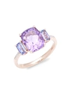 Effy Women's 14k Rose Gold & Multi-stone Ring/size 7 In Rose Gold