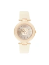 VERSUS WOMEN'S ROSE GOLDTONE STAINLESS STEEL & LEATHER-STRAP WATCH