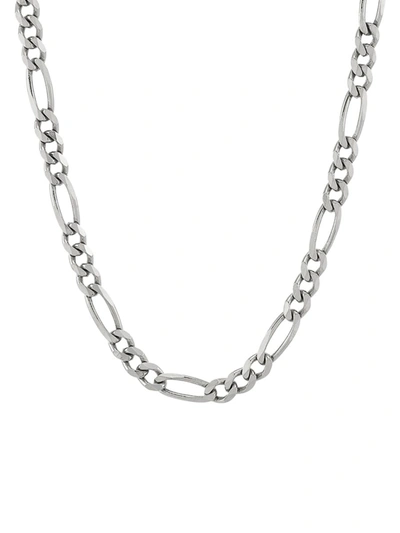 Saks Fifth Avenue Made In Italy Men's Basic Sterling Silver Figaro Chain Necklace