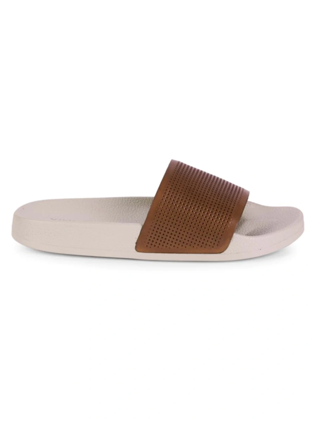 Vince Winston Perforated Leather Slides In Luggage - Never Worn Vince | Shoes | Vince Winston Perforated Leather Slides In  main image 2