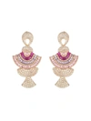 Eye Candy La The Luxe Collection Drop Earrings In Brass