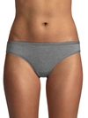 Ava & Aiden Women's Low-rise Bikini Briefs In Medium Grey