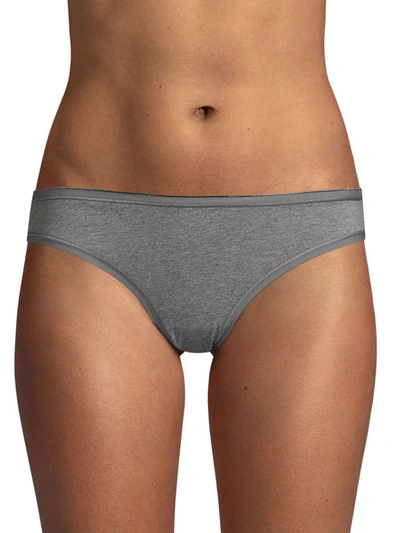 Ava & Aiden Women's Low-rise Bikini Briefs In Medium Grey