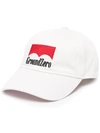 Ground Zero Logo-embroidered Cotton Cap In Weiss