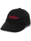 Ground Zero Slogan-embroidered Cotton Cap In Schwarz
