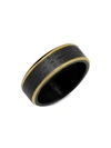 ANTHONY JACOBS MEN'S 18K GOLDPLATED STAINLESS STEEL LORD'S PRAYER RING