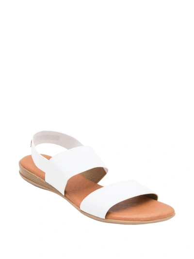 Andre Assous Nigella Sandal In White Fabric