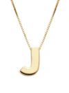 Saks Fifth Avenue Women's Initial 14k Yellow Gold Necklace In Letter J