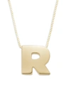 Saks Fifth Avenue Women's Initial 14k Yellow Gold Necklace In Letter R