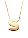 Saks Fifth Avenue Women's Initial 14k Yellow Gold Necklace In Letter S