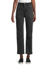 DRIFTWOOD WOMEN'S ANKLE-CROPPED PAPERBAG JEANS