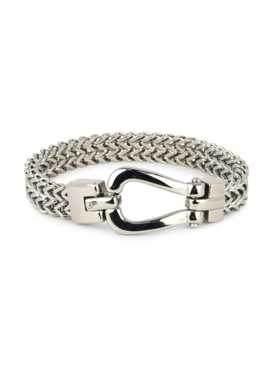 Jean Claude Men's Stainless Steel Bracelet In Silver
