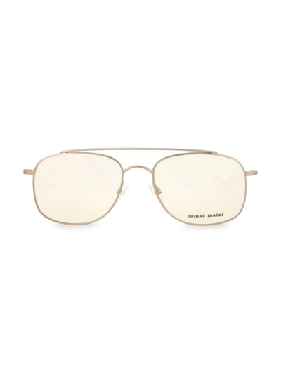 Tomas Maier Women's 53mm Core Optical Glasses In Beige