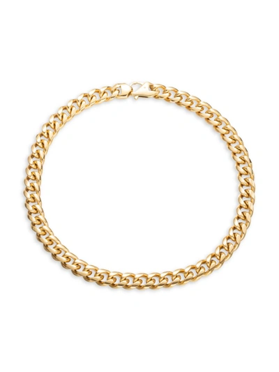 Eye Candy La Women's Luxe Luther 18k Goldplated Braided Chain-link Necklace In Neutral