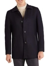 Cole Haan Men's Wool Blend Topcoat In Navy