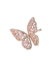 Eye Candy La Women's Luxe Goldtone & Crystal Butterfly Ring In Neutral