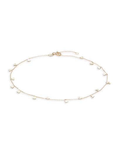 Saks Fifth Avenue Women's 14k Yellow Gold Heart-charm Anklet