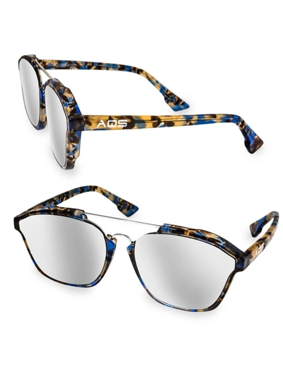 Aqs Unisex Scout 55mm Polarized Sunglasses In Grey
