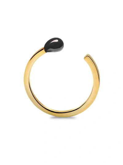 Gabi Rielle Women's Love & Protection 14k Gold Vermeil Matchstick Band Ring/size 5.5