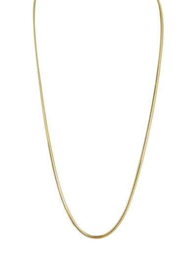 Chloe & Madison Women's 14k Yellow Gold Vermeil Snake Chain Necklace/18"