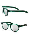 Aqs Benni 49mm Green Acetate Sunglasses In Emerald