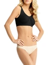 Memoi Women's Minimave Seamless Shaping Bralette In Black