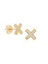 NEPHORA WOMEN'S 14K YELLOW GOLD & 0.09 TCW DIAMOND STUD EARRINGS