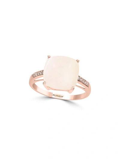 Effy Women's October Opal & Diamond 14k Rose Gold Ring