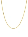 Saks Fifth Avenue Men's 14k Yellow Gold Diamond-cut Rope Chain Necklace