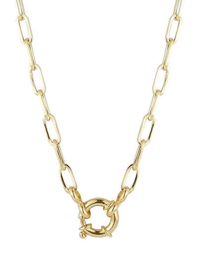 Chloe & Madison Women's 14k Yellow Gold Vermeil Link Chain Necklace/18"