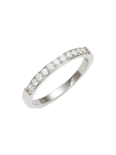 Effy Women's 14k White Gold Diamond Ring/size 7
