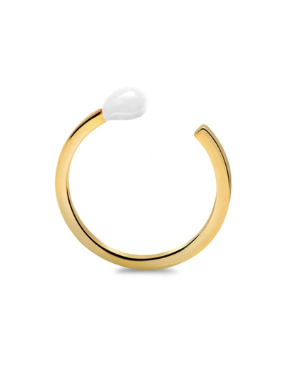 Gabi Rielle Women's Love & Protection Matchstick 14k Gold Vermeil Ring/size 5.5