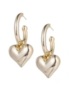 Eye Candy La Women's Luxe Collection Cindy 24k Gold Plated Mini Heart Earrings