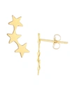 Saks Fifth Avenue Women's 14k Yellow Gold Star Climber Earrings
