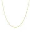 Saks Fifth Avenue Women's 14k Yellow Gold Franco Chain Necklace/22" X 1mm In Yellow Gold