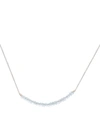 Meira T Women's 14k White Gold & Blue Topaz Beaded Necklace In Blue