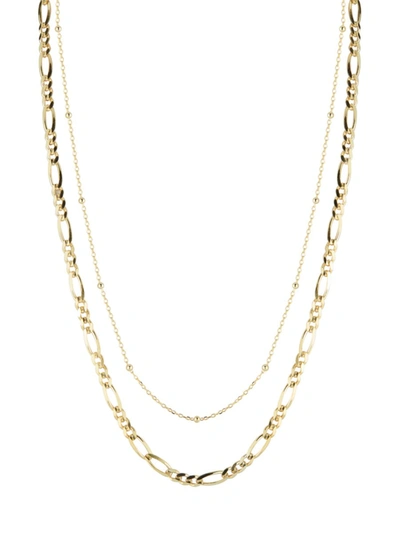Chloe & Madison Women's 14k Goldplated Sterling Silver Multi-strand Necklace